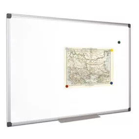   Fehértábla, mágneses, 100x100 cm, alumínium keret, VICTORIA VISUAL