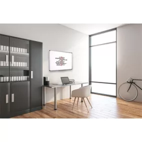   Fehértábla, mágneses, 100x150 cm, alumínium keret, VICTORIA VISUAL