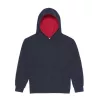 Just Hoods AWJH003J GYERMEK VARSITY KAPUCNIS PULÓVER 3/4