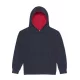 Just Hoods AWJH003J GYERMEK VARSITY KAPUCNIS PULÓVER 3/4