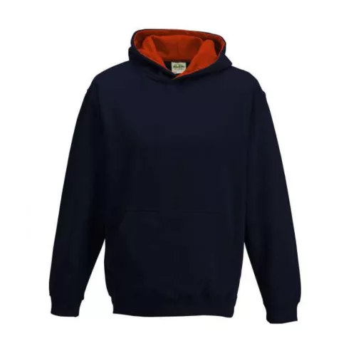 Just Hoods AWJH003J GYERMEK VARSITY KAPUCNIS PULÓVER 3/4