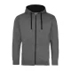 Just Hoods AWJH053 VARSITY CIPZÁRAS KAPUCNIS PULÓVER S