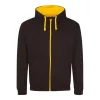 Just Hoods AWJH053 VARSITY CIPZÁRAS KAPUCNIS PULÓVER S