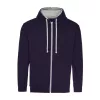 Just Hoods AWJH053 VARSITY CIPZÁRAS KAPUCNIS PULÓVER S