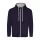 Just Hoods AWJH053 VARSITY CIPZÁRAS KAPUCNIS PULÓVER S
