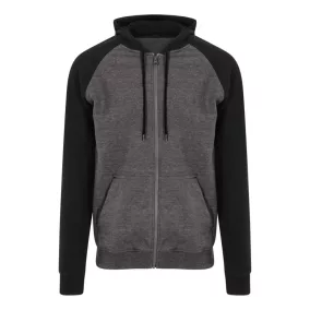 Just Hoods AWJH063 BASEBALL CIPZÁRAS KAPUCNIS PULÓVER 2XL