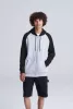 Just Hoods AWJH063 BASEBALL CIPZÁRAS KAPUCNIS PULÓVER S