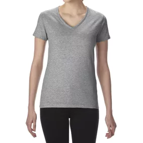 Gildan GIL4100V PREMIUM COTTON® NŐI V-NYAKÚ PÓLÓ S