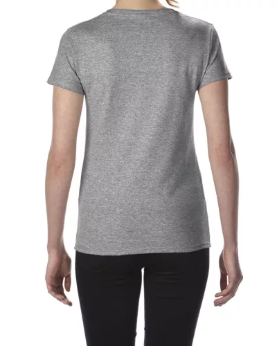 Gildan GIL4100V PREMIUM COTTON® NŐI V-NYAKÚ PÓLÓ S