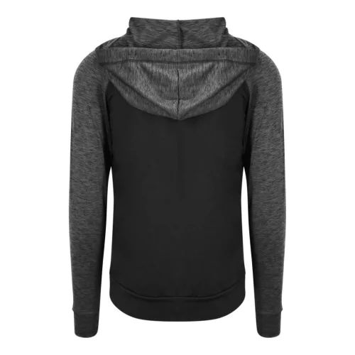 Just Cool JC057 FÉRFI COOL KONTRASZTOS CIPZÁRAS KAPUCNIS PULÓVER 2XL