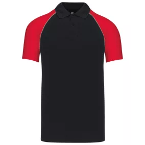 Kariban KA226 BASEBALL KONTRASZTOS GALLÉROS PÓLÓ 2XL