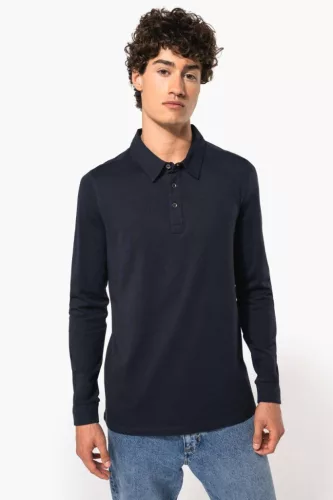 Kariban KA264 FÉRFI HOSSZÚ UJJÚ JERSEY GALLÉROS PÓLÓ 2XL