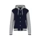 Kariban KA4003 UNISEX TEDDY KABÁT KAPUCNIVAL 2XL