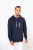 Kariban KA4013 UNISEX KONTRASZTOS MINTÁJÚ KAPUCNIS PULÓVER 2XL