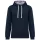 Kariban KA4013 UNISEX KONTRASZTOS MINTÁJÚ KAPUCNIS PULÓVER 2XL