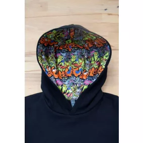   Kariban KA4014 UNISEX GYERMEK KONTRASZTOS MINTÁJÚ KAPUCNIS PULÓVER 10/12