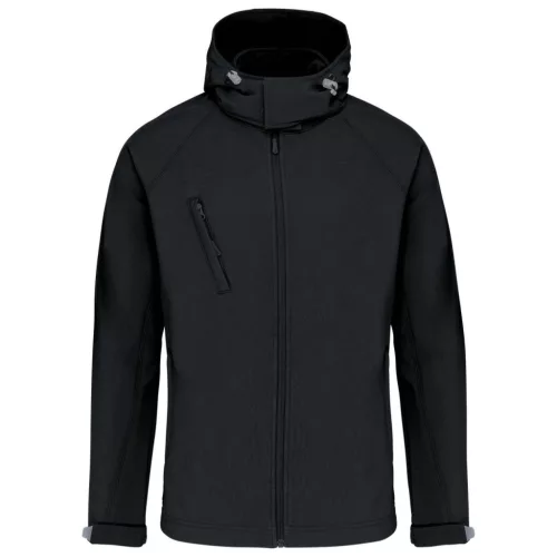 Kariban KA413 FÉRFI KAPUCNIS SOFTSHELL KABÁT S