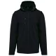 Kariban KA422 UNISZEX 3 RÉTEGŰ SOFTSHELL KAPUCNIS KABÁT LEVEHETŐ UJJAKKAL L