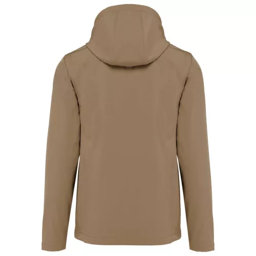Kariban KA422 UNISZEX 3 RÉTEGŰ SOFTSHELL KAPUCNIS KABÁT LEVEHETŐ UJJAKKAL S