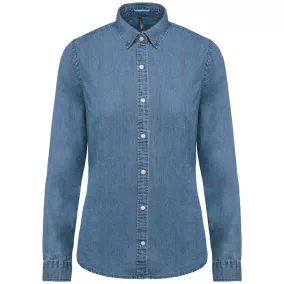 Kariban KA509 NŐI CHAMBRAY ING 2XL