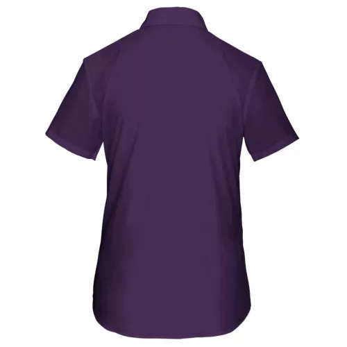 Kariban KA548 JUDITH - NŐI RÖVID UJJÚ KÖNNYEN KEZELHETŐ POLYCOTTON POPLIN ING XS