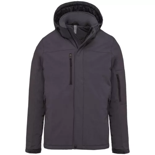 Kariban KA650 FÉRFI KAPUCNIS SOFTSHELL BÉLELT PARKA S
