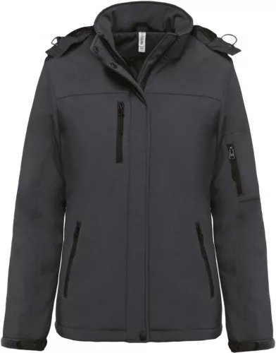 Kariban KA651 NŐI KAPUCNIS SOFTSHELL BÉLELT PARKA XS
