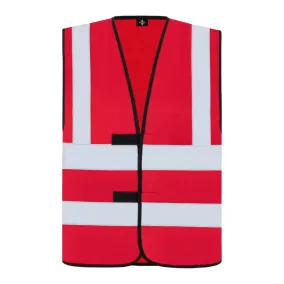   Korntex KXVR FUNKCIONÁLIS MELLÉNY "HANNOVER" - 4 FÉNYVISSZAVERŐ CSÍKKAL 2XL