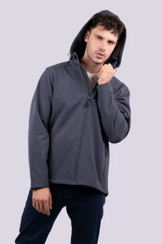 Legend Classics LE820 FÉRFI 3 RÉTEGŰ LEVEHETŐ KAPUCNIS SOFTSHELL DZSEKI M