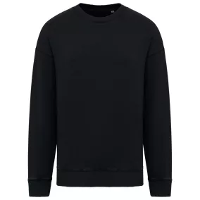   Native Spirit NS447 UNISZEX MOSOTT HATÁSÚ OVERSIZED KÖRNYAKAS PULÓVER 2XL