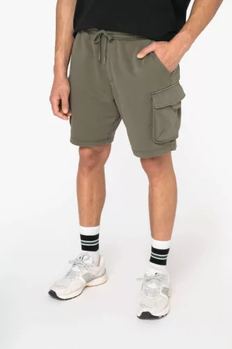Native Spirit NS717 FÉRFI FRENCH TERRY MOSOTT HATÁSÚ CARGO SHORT M