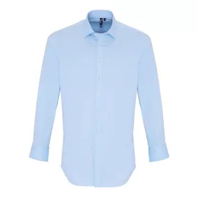   Premier PR244 FÉRFI STRETCH HOSSZÚ UJJÚ POPLIN PAMUT ING 2XL