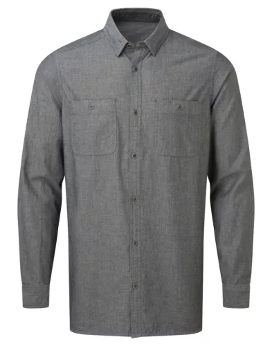 Premier PR247 FÉRFI ORGANIKUS PAMUT CHAMBRAY FAIRTRADE ING S