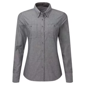   Premier PR347 NŐI ORGANIKUS PAMUT CHAMBRAY FAIRTRADE ING 2XL