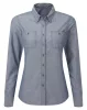 Premier PR347 NŐI ORGANIKUS PAMUT CHAMBRAY FAIRTRADE ING S
