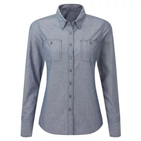   Premier PR347 NŐI ORGANIKUS PAMUT CHAMBRAY FAIRTRADE ING 2XL