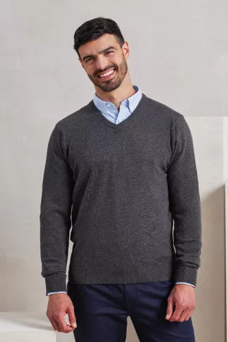 Premier PR694 FÉRFI V-NYAKÚ KÖTÖTT PULÓVER 3XL