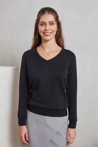 Premier PR696 NŐI V-NYAKÚ KÖTÖTT PULÓVER 2XL