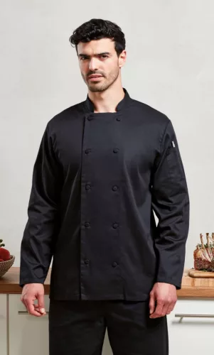 Premier PR903 COOLCHECKER® HOSSZÚ UJJÚ SZAKÁCSKABÁT HÁLÓS HÁTSÓ PANELLEL 4XL