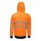 Regatta RETRA471 HI-VIS VÉGIG CIPZÁRAS KAPUCNIS DZSEKI 2XL