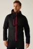 Regatta RETRA701 VENTURER 3 LAYER HOODED PRINTABLE SOFTSHELL JACKET 2XL