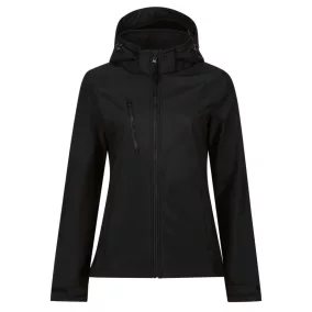   Regatta RETRA702 WOMEN'S VENTURER 3 LAYER HOODED PRINTABLE SOFTSHELL JACKET 18 (2XL)