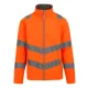 Regatta RETRA712 HI-VIS PRO CONTRACT ABLAZE 2 LAYER SOFTSHELL JACKET (CLASS 3) 2XL
