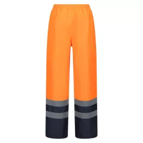 Regatta RETRJ523R HI VIS INSULATED OVERTROUSER 2XL