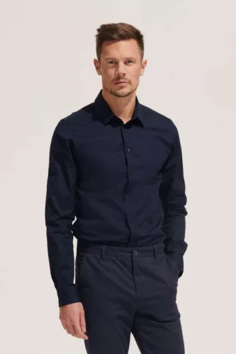 SOL'S SO01426 SOL'S BLAKE MEN - LONG SLEEVE STRETCH SHIRT 2XL