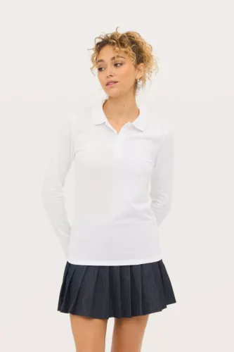 SOL'S SO02083 SOL'S PERFECT LSL WOMEN - LONG-SLEEVE PIQUÉ POLO SHIRT M