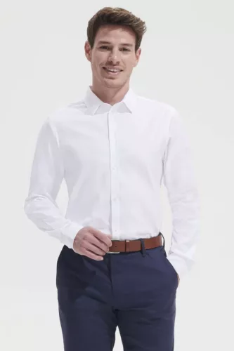 SOL'S SO02102 SOL'S BRODY MEN - HERRINGBONE SHIRT 2XL