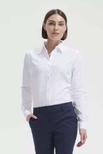 SOL'S SO02103 SOL'S BRODY WOMEN - HERRINGBONE SHIRT XS