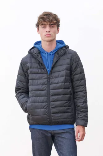 SOL'S SO04444 SOL'S STREAM HOODED - LIGHTWEIGHT KAPUCNIS BÉLELT FÉRFI KABÁT S