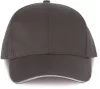 Designed To Work WKP145 OEKOTEX TANÚSÍTVÁNNYAL RENDELKEZŐ 6 PANELES SAPKA SZENDVICS ELLENZŐVEL U